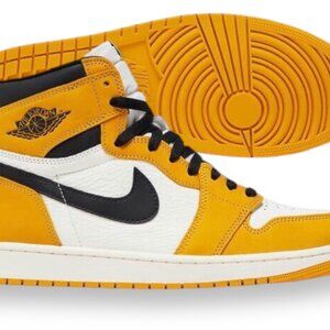Air Jordan 1 Retro High OG Yellow Ochre Mens Basketball Shoes DZ5485 701 NEW
